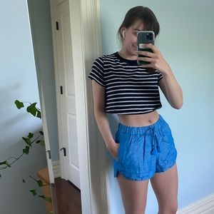 Vineyard Vines Beachy Tie Shorts - XS Blue